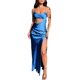 thumbnail image 5 of Vestido largo ajustado con cremallera para mujer vestido largo con tirantes y cuello redondo profundo traje de vacaciones Hugtrwg Para estrenar, 5 of 7