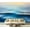 Color5, variant on Peel and Stick Wallpaper Emerald green wave breaking ocean Modern Art Wall Mural Decor Self Adhesive and Removable 69in x 98in
