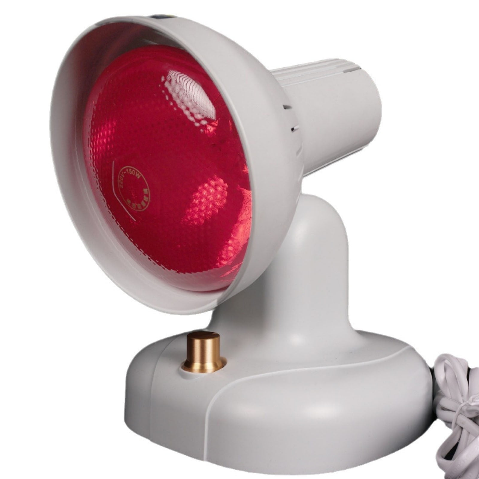 IAJFHAFS 150 LED Red Light Lamp with Adjustable Timer and Infrared Heat for Deep Muscle Relaxation and Facial Skin Care Wellness