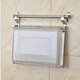 thumbnail image 4 of Space Saving Design Dish Drainer, Stainless Steel Construction With Waterproof Surface And Wall Mount Option, Chrome Finish For Kitchen And Bathroom, 4 of 5