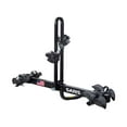 thumbnail image 1 of Saris Bike Rack 4412B Freedom; 1-1/4 Inch And 2 Inch Receiver Hitch Mount; Holds 2 Bikes; Up To 120 Pound Weight Capacity; Bike Tire Clamp With Ratcheting Straps; Without Lock; Non-Foldable; Black, 1 of 11