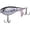 Chrome Black Shad, variant on Bill Lewis Baby Bubbler 55 Topwater Matte Black