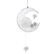 thumbnail image 1 of AC110-220V Lámpara colgante con forma de luna 5LED, lámpara de estilo moderno blanco frío para habitación, estudio y cafetería, 1 of 8