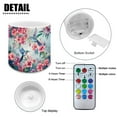 thumbnail image 6 of Kuiaobaty 4 Packs Flickering Flameless LED Battery Candles Hummingbird Hibiscus Flower Pattern Waterproof Pillar Fake Candles with Colored Light Remote for Wedding Beach Party Decor, 6 of 7