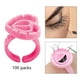 thumbnail image 3 of 100 piezas de Anillos de pegamento desechables shamjiam para injertar pestañas Soporte adhesivo, 3 of 9