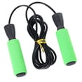 thumbnail image 1 of Wosthever Cuerda para saltar para adultos, ejercicio de entrenamiento de resistencia para niños, cuerda para saltar, mango antideslizante, Gimnasios en casa Verde, 1 of 6