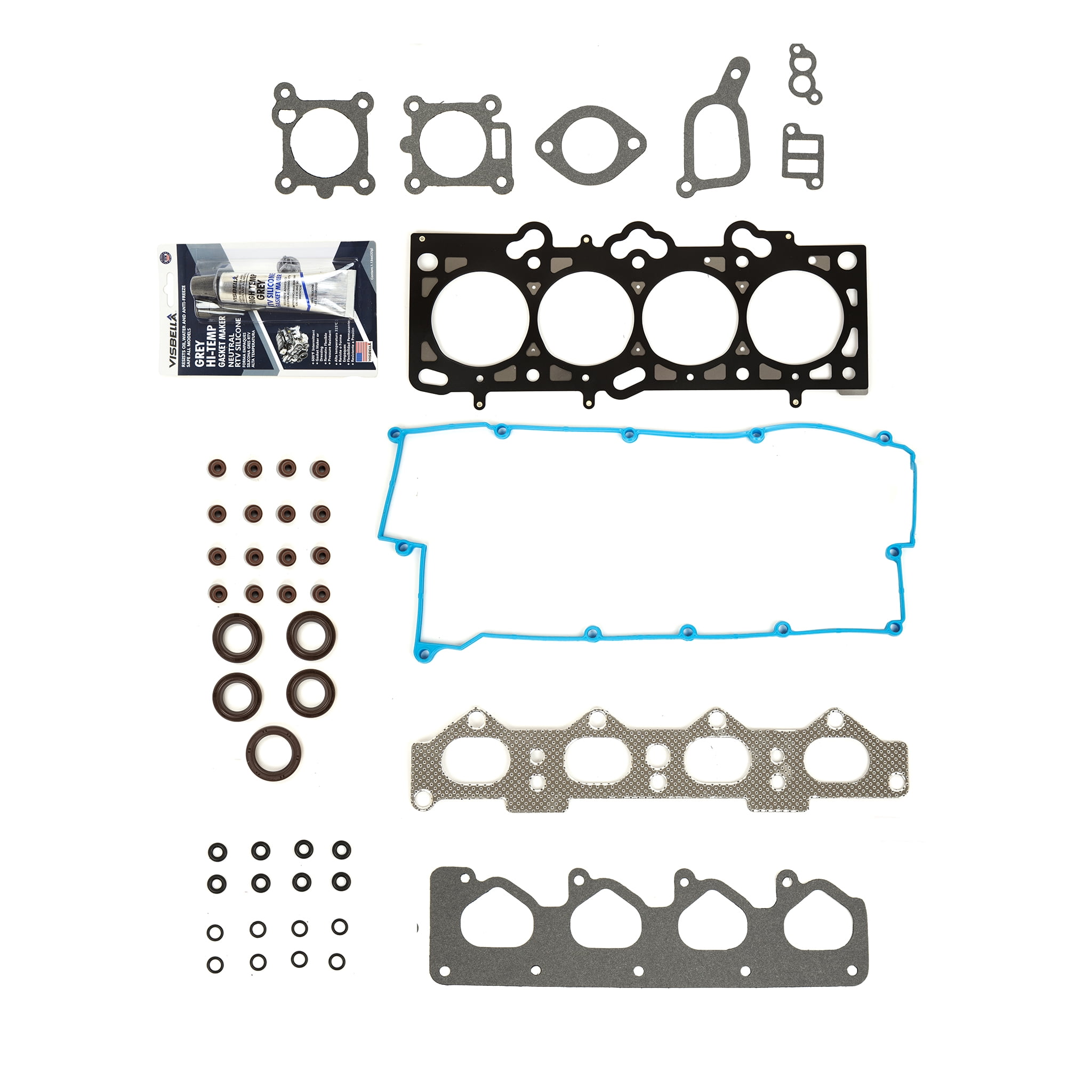 Evergreen HS5024C Head Gasket Set Fits 0307 Hyundai Tiburon Tucson Kia