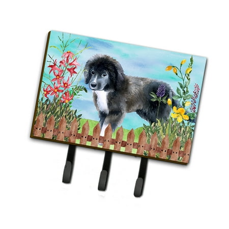 

Carolines Treasures CK1261TH68 Newfoundland Puppy Spring Leash or Key Holder Triple multicolor