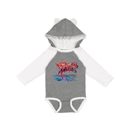 

Inktastic Colorful T-Rex Gift Baby Boy or Baby Girl Long Sleeve Bodysuit