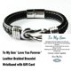 thumbnail image 2 of To My Son Bracelet Bracelet Mother and Son Forever Linked PU Leath, 2 of 4