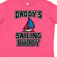 thumbnail image 4 of Inktastic Daddy Sailing Buddy Sailboat Boys or Girls Toddler T-Shirt, 4 of 5