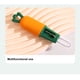 thumbnail image 5 of Wosthever Cepillo de limpieza 3 en 1, taza de esponja desmontable, fregador de botellas, bonitos cepillos de zanahoria, mango largo, limpieza de Suministros de limpieza para el hogar Naranja, 5 of 6