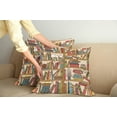 thumbnail image 3 of Ambesonne Colorful Throw Pillow Cover 2 Pack, Nerd Bohem Cat Kitten, 20", Multicolor, 3 of 6
