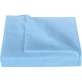 thumbnail image 1 of 700 Thread Count 3 Piece Flat Sheet ( 1 Flat Sheet + 2- Pillow cover ) 100% Egyptian Cotton Color Light Blue Solid Size Queen, 1 of 4