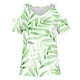 thumbnail image 3 of Camisas de Manga Corta para las Mujeres Blusa de Cuello Redondo de Impresión Casual, Top de Algodón de Imitación Ligero para el Hogar, el Uso Diario Y las Cuatro Estaciones, 3 of 4