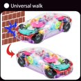 thumbnail image 5 of Transparent Toy Car for Toddlers, Mechanical Gear Racing Car with Colorful Light and Music, 5 of 5