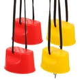 thumbnail image 1 of OULII 2 Paires de Jouets Échalotes Rouges pour Tout-Petits Marche Équilibre Entraînement Jardin 4.52x3.54x2.36 Po, 1 of 8