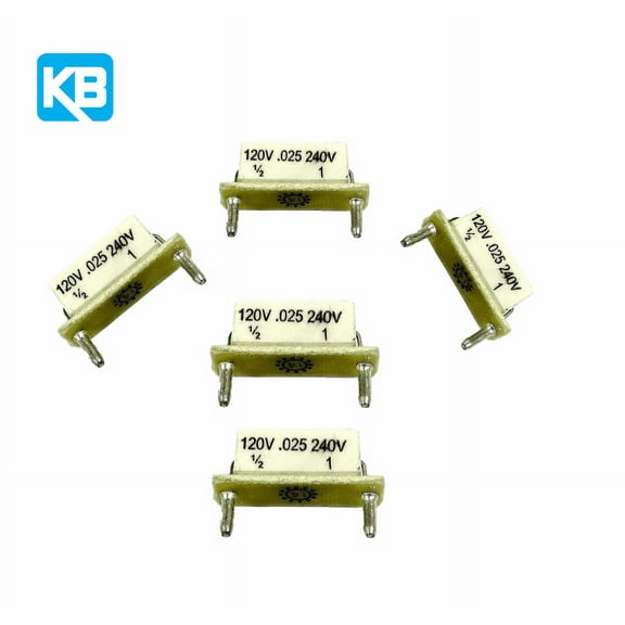 5PCS Kb electronics 9841 Horpower resistor .025 Ohms (Range: 1/2 Hp at 90V-130V, 1 Hp at 180V-240V), KBIC DC CONTROL MOTOR