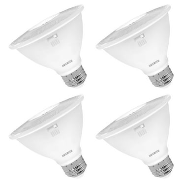 Luxrite PAR30 Short Neck LED Flood Light Bulb 10W=75W 5CCT 850LM Dimmable 4 Pack