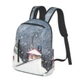 thumbnail image 2 of Daiia Watercolor Winter Landscape For Christmas School Backpack for Men and Women Lightweight Backpack Durable Backpack Water-Resistant,Travel,Work Bag, 2 of 9