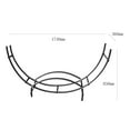 thumbnail image 2 of Earth Worth | Firewood Curved Log Rack | 5 FT | Black, 2 of 7
