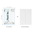 thumbnail image 4 of Koyal Wholesale Kids Fill in the Blank Thank You Cards - 20 Cards Including Envelopes Rainbows Unicorn, For Party Guests, 4 of 5