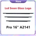 thumbnail image 1 of New Grey Silver LCD Screen Glass Trim Logo Bezel Front Display Cover For MacBook Pro 16" A2141 A2141 Silver, 1 of 3