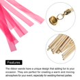 thumbnail image 4 of Unique Bargains 20Pcs Wedding Ribbon Sticks Ribbon Streamers Sticks for Wedding Celebration Rose Pink, 4 of 5