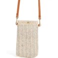 thumbnail image 2 of Bolsos cruzados, bolsos tejidos de paja tejidos casuales para mujeres, bolsos de hombro tejidos, bolsos para teléfonos móviles, 2 of 5
