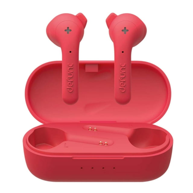 Audifonos In-ear Defunc True Basic Bluetooth IPX4 12 Horas Rojo