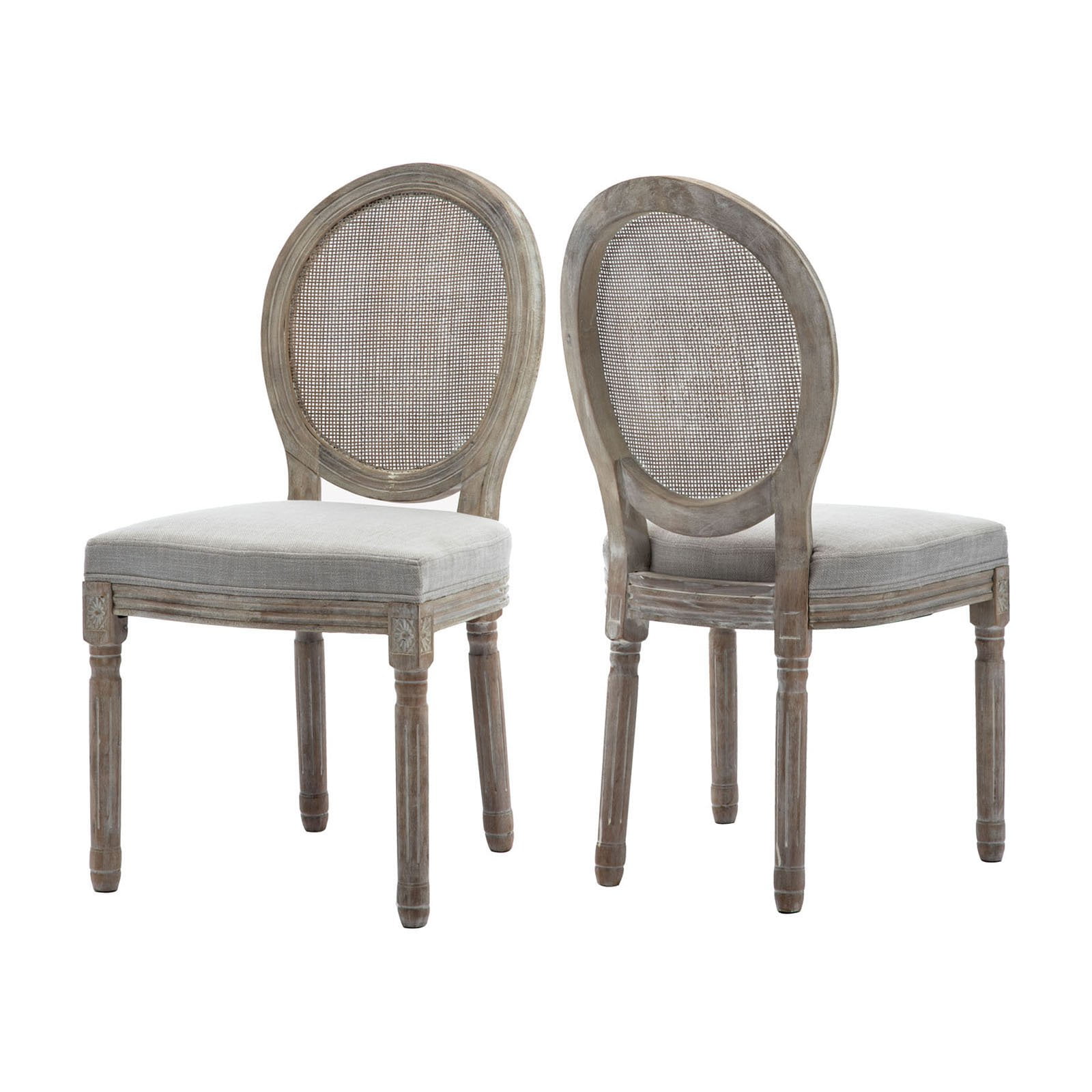 edc furnishings round back dining side chair  set of 2