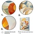 thumbnail image 3 of Designart "Colorful Seashells in Cubist Style" Animals Canvas Print, 3 of 5