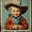 Little Cowboy Man Cave, variant on Qisvanset Virgin Mary Praying Devotional Canvas Wall Art 15.75x11.81 Inches