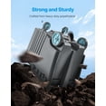 thumbnail image 3 of VEVOR Commercial Ice Bin, 125 lbs Portable Ice Caddy, 31.5 x 22.8 x 29 inch Insulated Ice Carrier with 4 Wheels and Flip Lid, Large Ice Bin for Catering, Kitchens, Bistros, Restaurants, and Bars, 3 of 9