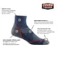 thumbnail image 2 of Medias Darn Tough Vermont Light Hiker 1/4 con Amortiguación Ligera, 2 of 6