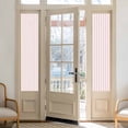 thumbnail image 2 of Pink Striped Window Privacy Film, Modern Farmhouse Pink White Stripes Static Cling UV Sun Blocking Heat Control Window Tint Day and Night, Non-Adhesive One Way Windows Privacy Cover 17.7''x78.7'', 2 of 7