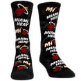 thumbnail image 3 of Men's Rock Em Socks Black Miami Heat All-Over Logo Boxer Briefs & Crew Socks Combo Pack, 3 of 3