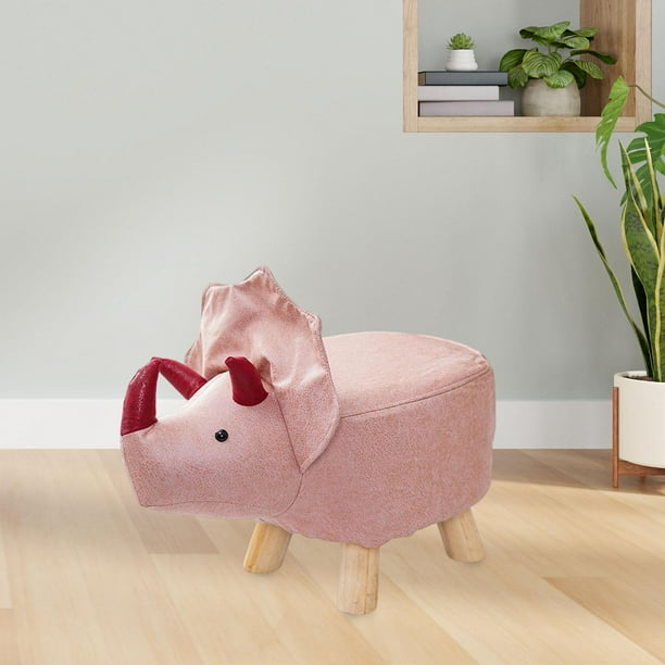 Footrest Ottoman Cartoon Animal Footstool for Bedroom Guest Room