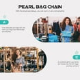 thumbnail image 4 of Weiweiguan 1pc Fashion Pearls Bag Chain Strap Handbag Purse Replacement Chain Bag Decor, 4 of 7