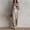 A395 Beige, variant on Xdegoge Elegant Formal Evening Dress for Women Maxi Bodycon Long Sleeve Deep V Neck Gown Sequin Sparkly Front Split Flattering Cocktail Wedding Guest Prom Party Outfit