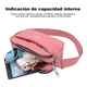 thumbnail image 3 of Bolso Multifuncional Impermeable Y Antirrobo Para Mujer ROSA, 3 of 5