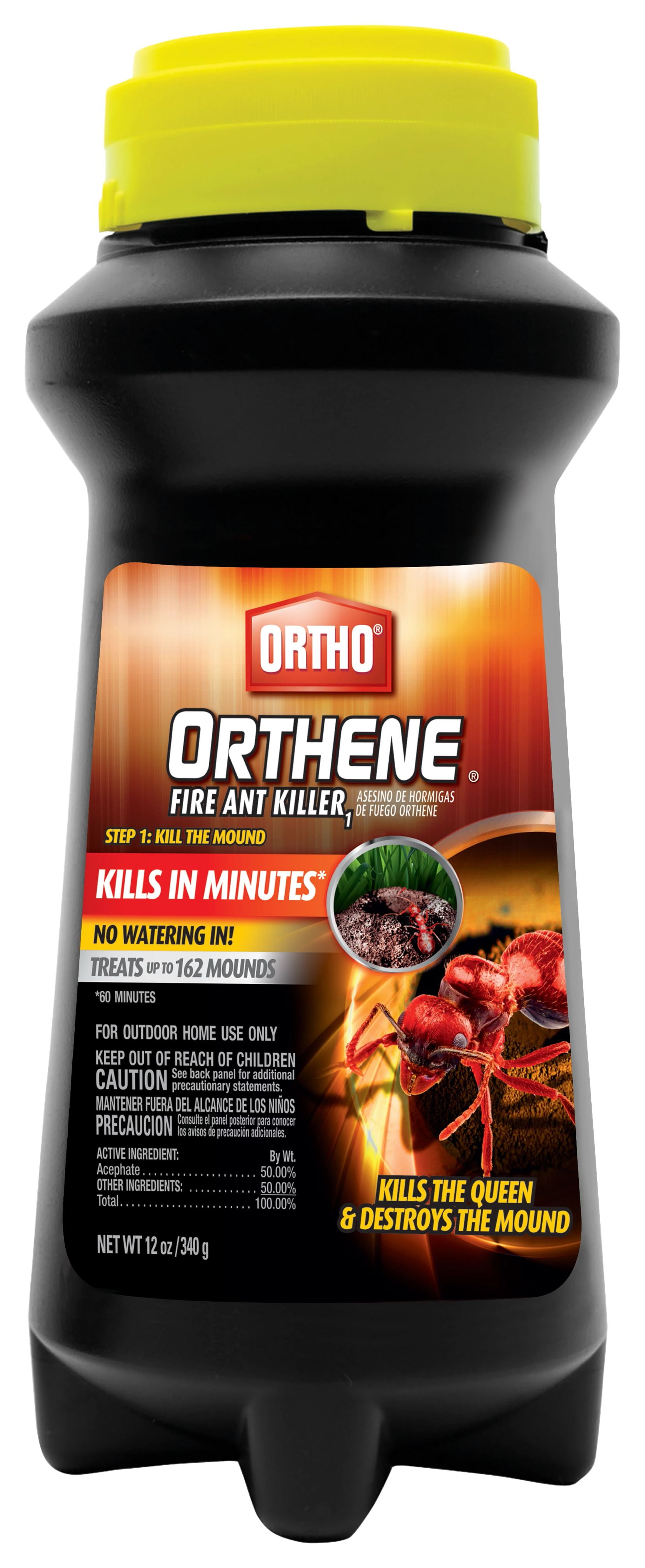 (2 pack) Ortho Orthene Fire Ant Killer1, Kills Queen, Destroys up to 162 Mounds, 12 oz.