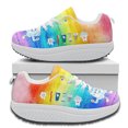 thumbnail image 1 of Chaussures de Sport Automne Hiver Imprimé Protection Dentaire Dégradé Design Marque Femme Espadrilles Imprimé à la Demande, 1 of 5