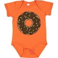 thumbnail image 3 of Inktastic Chocolate Donut, Doughnut, Glaze, Icing, Sprinkles Boys or Girls Baby Bodysuit, 3 of 5