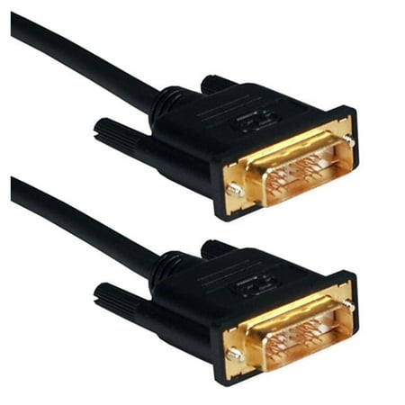 Dvi Flat Panel Monitor Cables - 1-Meter Ultra High Performance DVI Male to Male HDTV & Digital Flat Panel Gold Cable