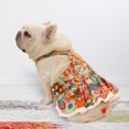 thumbnail image 4 of Sunflower Pattern Pet Skirt - Floral Hemming Sling Pet Vest - Puppy Sleeveless Clothes for Outdoor Activities, 4 of 8