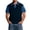 O9-Navy, variant on Havenx Raglan Short Sleeve Polo Shirts for Men Denim Collar Patchwork Shirts Button Down Short Sleeve Polo Shirts Contrast Colors Casual Comfy Trendy Summer Gym Fashion Clothing,Dark Gray 3XL