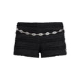 thumbnail image 5 of No Boundaries' Belted Ruffle Bloomer Shorts, 2.5" Inseam, Women's XXS-XXL, 5 of 5