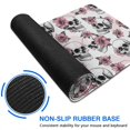 thumbnail image 6 of Long Mouse Pads for Desk,White Floral Skull Pattern Desk Mats on Top Of Desks, Desk Mouse Pad Extra Large with 3mm Non-Slip Base and Stitched Edge for Gaming,Office,Work,Home 31.5"x11.8", 6 of 6