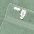 thumbnail image 4 of Pacific Coast Textiles Trefoil Filigree 6-Piece Cotton Adult Bath Towel Set, Sage, 4 of 5